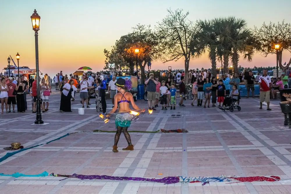 Key West, Florida in winter